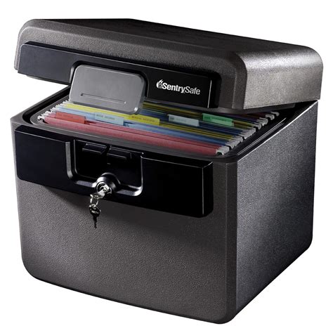 printer security metal box|SentrySafe Black Fireproof Document Box with Key .